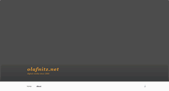Desktop Screenshot of olafnitz.net